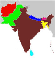 South Asia Map